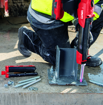 Anchoring with Hilti 